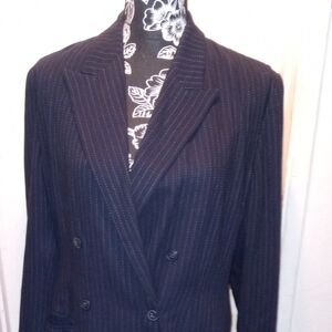 VTG CHARTER CLUB PINSTRIPE JACKET